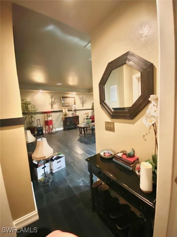 291 Everglades Blvd N, Naples, FL 34120 - hall featuring wood finished floors