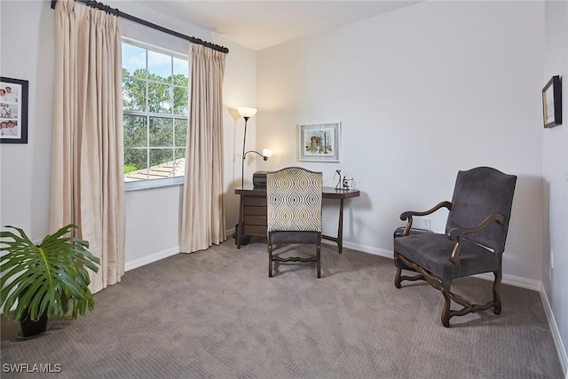 6275 Wilshire Pines Cir Unit 1008, Naples, FL 34109 - living area with carpet floors and baseboards