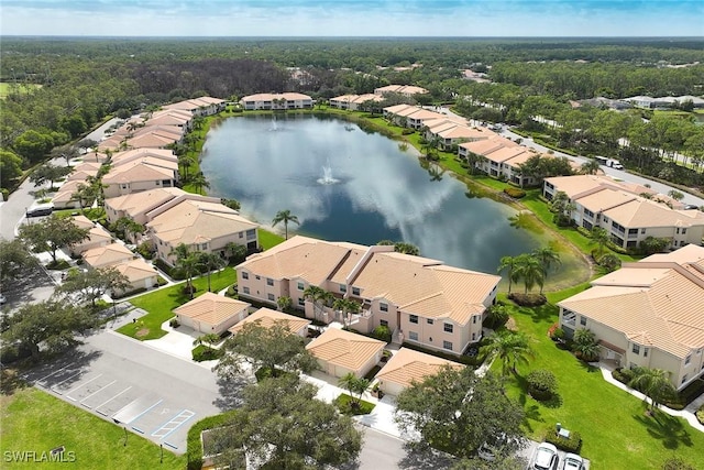 6275 Wilshire Pines Cir Unit 1008, Naples, FL 34109 - aerial perspective of suburban area featuring a large body of water