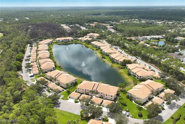 6275 Wilshire Pines Cir Unit 1008, Naples, FL 34109 - aerial overview of property's location featuring a nearby body of water and nearby suburban area