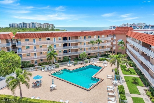 1208 Edington Pl Unit E204, Marco Island, FL 34145 - community pool with a patio area