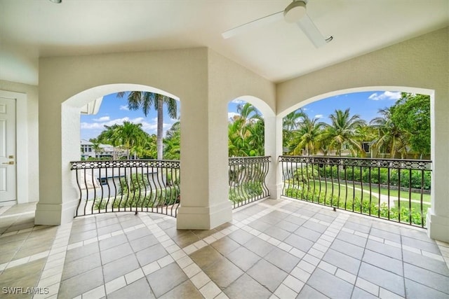 33 3rd St S, Naples, FL 34102 - patio / terrace with a ceiling fan