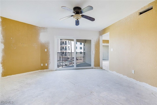 4750 Estero Blvd Unit 101, Fort Myers Beach, FL 33931 - empty room with ceiling fan