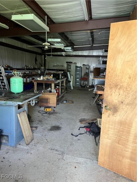 6292 Morgan La Fee Ln, Fort Myers, FL 33912 - storage with a garage
