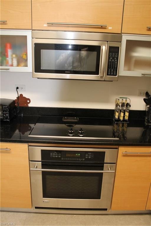 kitchen with stainless steel appliances