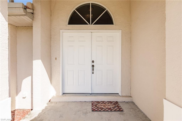 view of property entrance