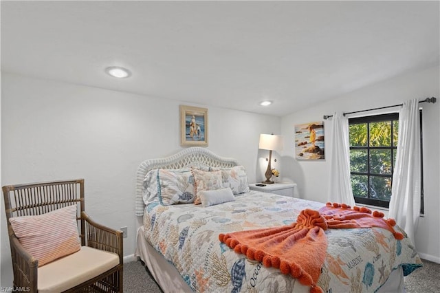 bedroom featuring carpet floors