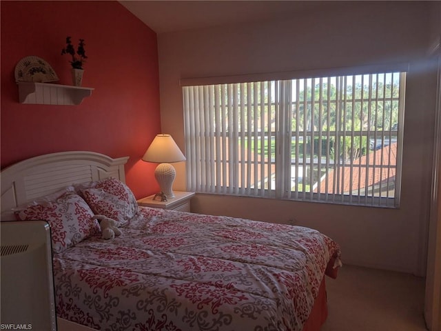 bedroom with carpet flooring