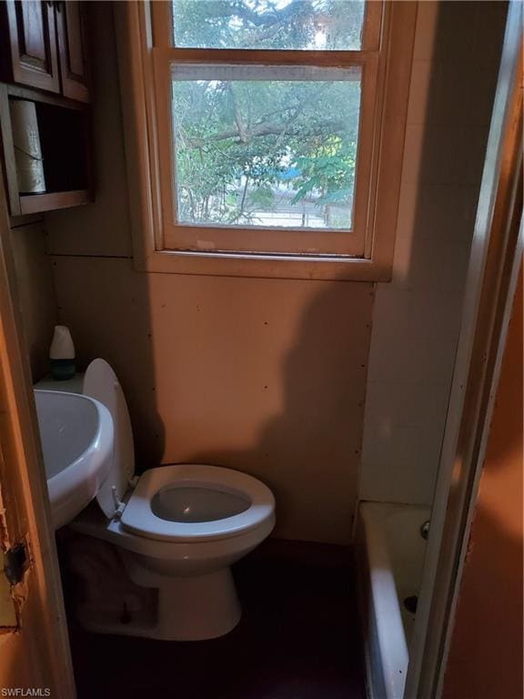 bathroom with toilet