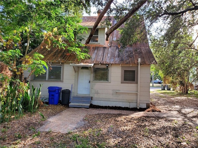 view of rear view of house