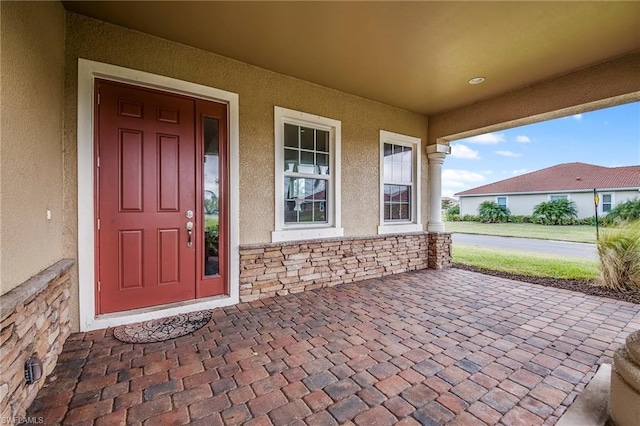 view of entrance to property