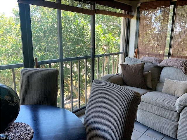 sunroom / solarium featuring a wealth of natural light