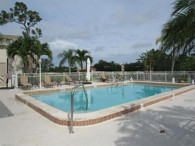 view of pool