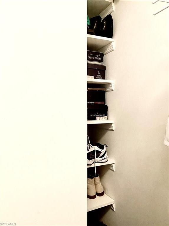 view of closet