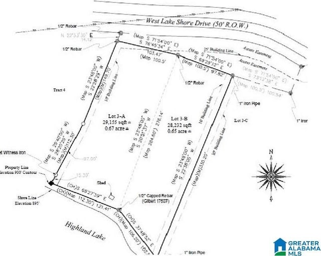 121 W Lakeshore Dr Unit 3A & 3B, Oneonta AL, 35121 land for sale