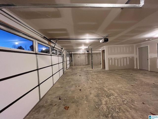 view of basement