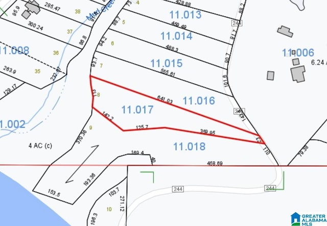 Lot8 County Road 244 Lot 8, Wedowee AL, 36278 land for sale