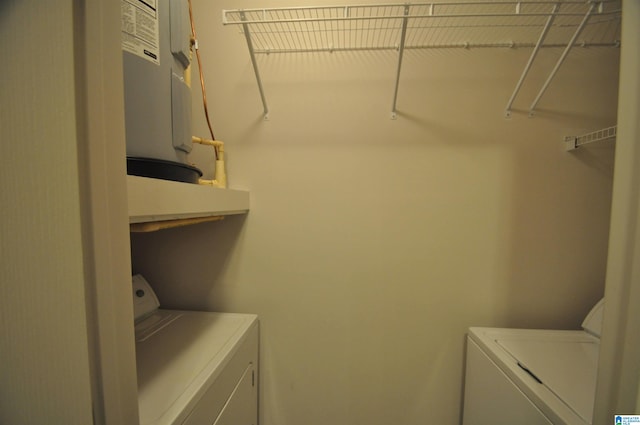 401 S 20th St Unit 420, Birmingham, AL 35233 - washroom with separate washer and dryer and electric water heater