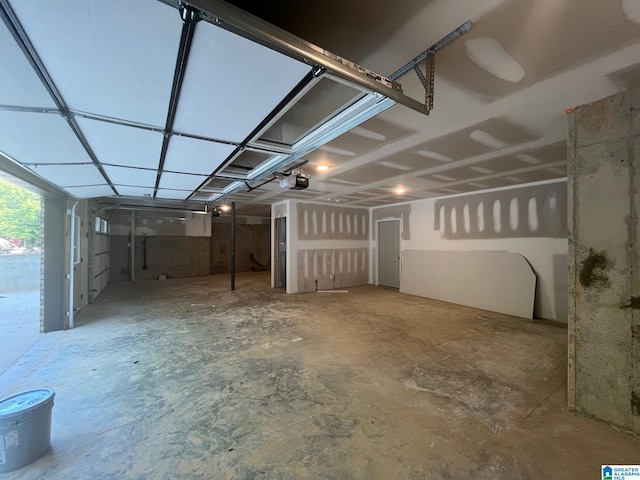 view of basement