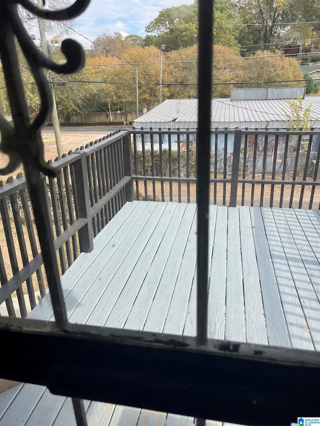 view of deck
