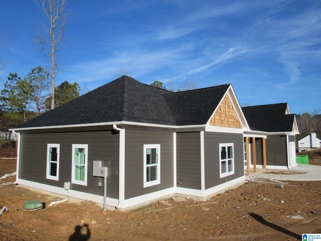 view of rear view of house