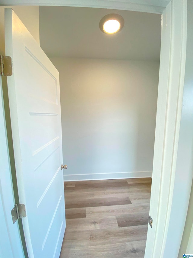 interior space featuring light hardwood / wood-style flooring