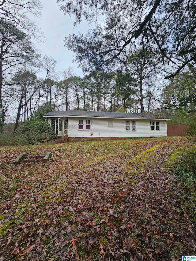 view of rear view of house