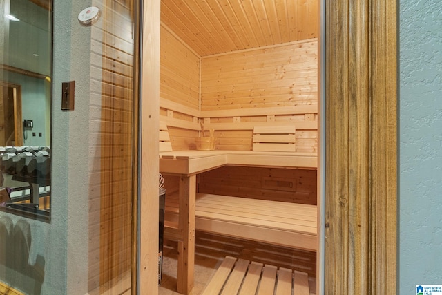 view of sauna / steam room