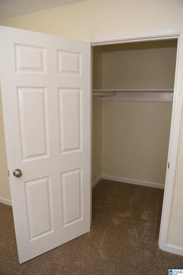 view of closet