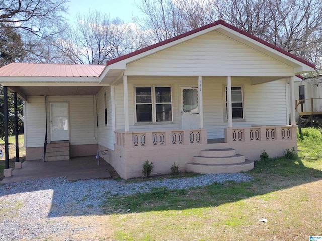 view of front of property