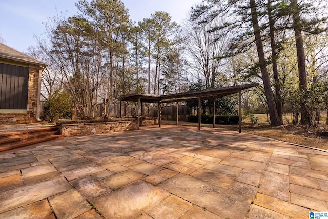 view of patio