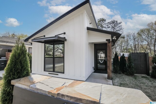 exterior space with a patio area