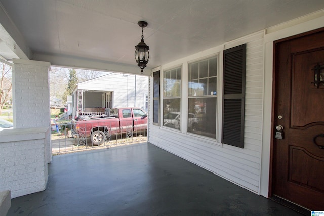 view of patio / terrace featuring a porch