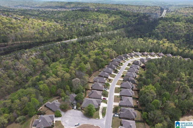 view of birds eye view of property