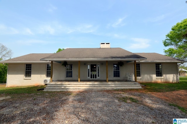 view of front of house featuring a patio area