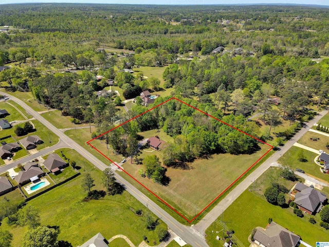 view of drone / aerial view