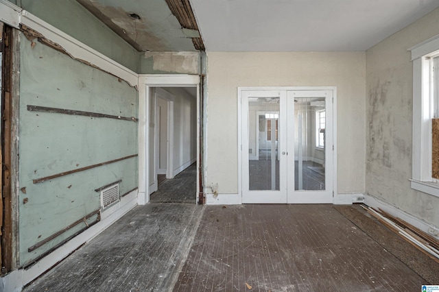 2335 10th Ave, Birmingham, AL 35205 - interior space featuring french doors and dark hardwood / wood-style flooring