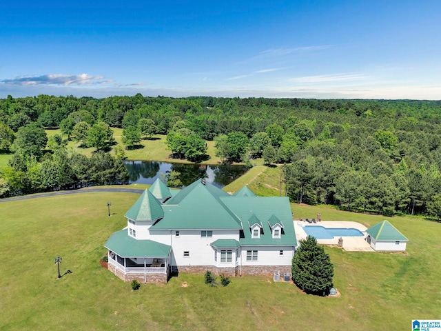 view of drone / aerial view