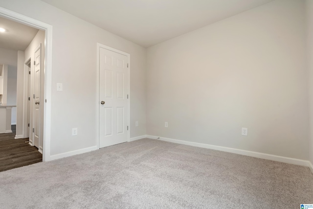 empty room featuring carpet