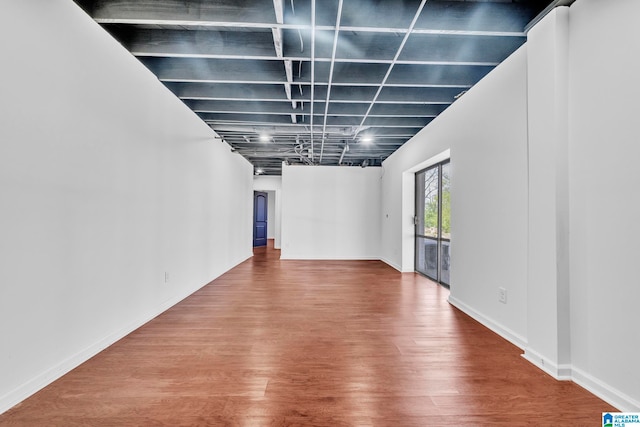 interior space featuring hardwood / wood-style flooring