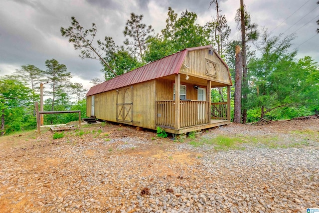 view of shed / structure