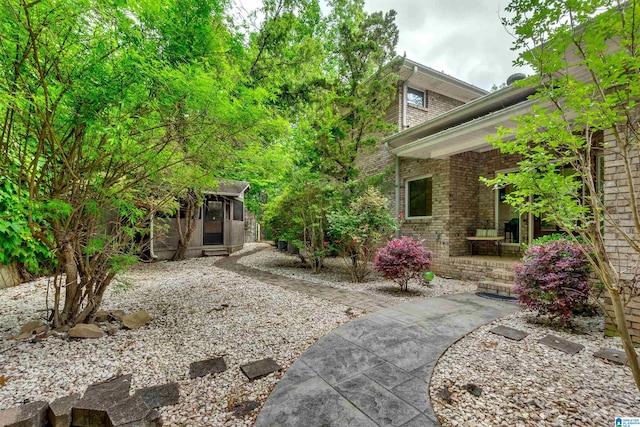 exterior space with a patio