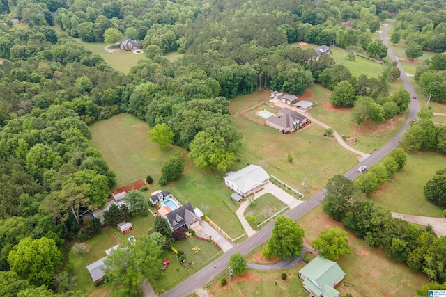 view of aerial view