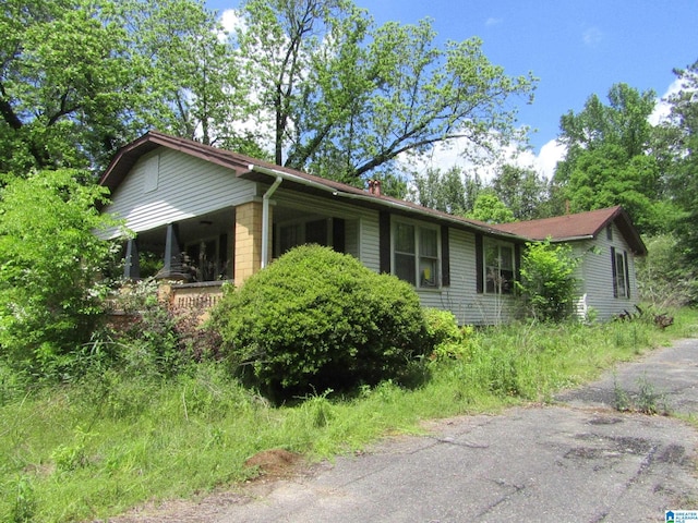 view of front of home