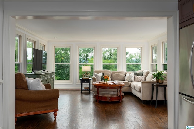 sunroom / solarium with a healthy amount of sunlight