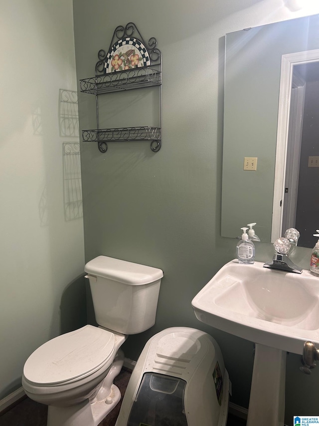 bathroom with toilet