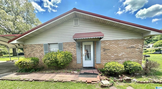 view of front of home