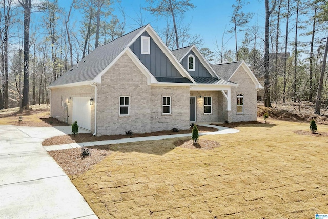 8611 Shady Trl, Helena, AL 35022 - craftsman inspired home featuring board and batten siding, brick siding, and a garage