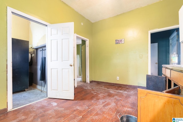 interior space featuring hardwood / wood-style floors