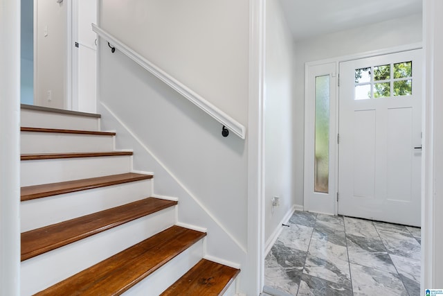 view of entrance foyer